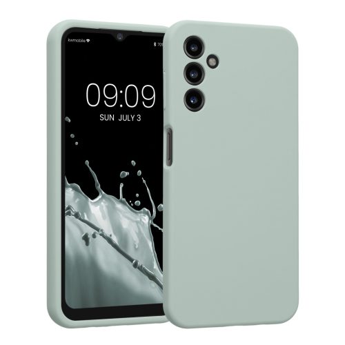 Pouzdro Kwmobile pro Samsung Galaxy A14 5G, světle zelené, silikonové, 60808.2