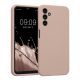 Pouzdro Kwmobile pro Samsung Galaxy A14 5G, světle růžové, silikonové, 60808.52