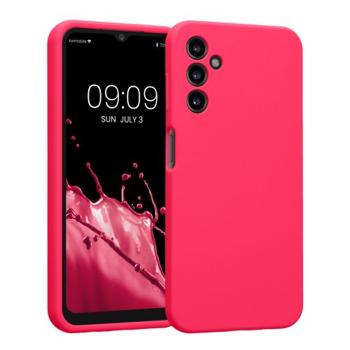 Pouzdro Kwmobile pro Samsung Galaxy A14 5G, růžové, silikonové, 60808.77