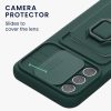 Pouzdro Kwmobile pro Samsung Galaxy A54 5G, tmavě zelené, silikonové, 61339.169