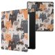 kwmobile pouzdro pro Amazon Kindle Oasis 10, ekologická kůže, vícebarevné, 49417.40