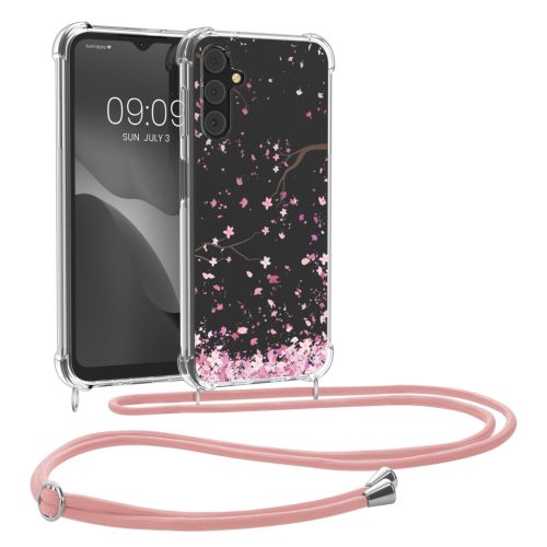 Pouzdro Kwmobile se šňůrkou na krk pro Samsung Galaxy A14 5G, vícebarevné, silikonové, 61332.02