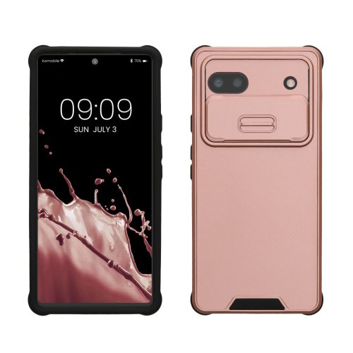 Pouzdro Kwmobile pro Google Pixel 6a, růžové, silikonové, 61361.31