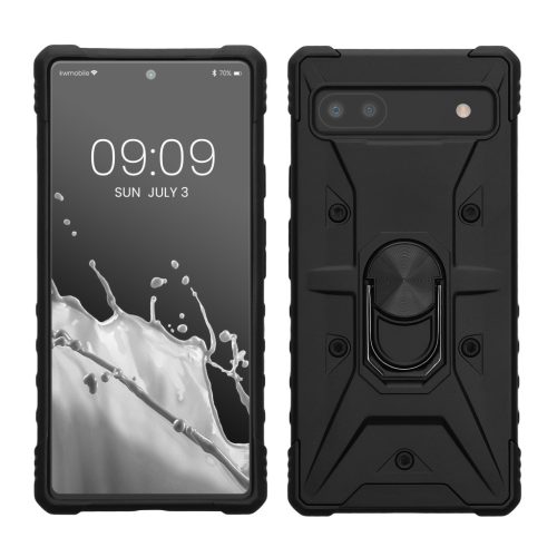 Pouzdro Kwmobile pro Google Pixel 6a, černé, polykarbonátové, 61359.01