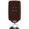 Pouzdro na klíče od auta Kwmobile pro Renault/Dacia 4 tlačítka, Keyless Go, černé, silikonové, 48035.247