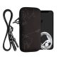 Univerzální pouzdro Kwmobile pro XXL telefon, 7 palců, černo/bílé, neopren, 58701.5.06