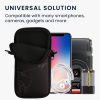 Univerzální pouzdro Kwmobile pro XXL telefon, 7 palců, černo/bílé, neopren, 58701.5.06