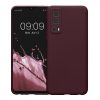 kwmobile Pouzdro pro Vivo Y72 5G/Y52 5G, silikonové, tmavě hnědé, 59095.187