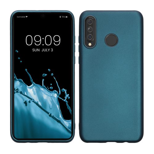 Pouzdro Kwmobile pro Huawei P30 Lite, modré, silikonové, 47499.251
