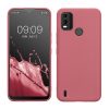 Pouzdro Kwmobile pro Nokia C21 Plus, tmavě růžové, silikonové, 61460.167
