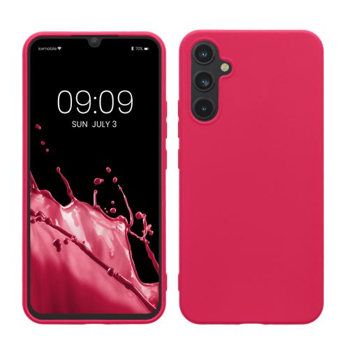 Pouzdro Kwmobile pro Samsung Galaxy A34 5G, růžové, silikonové, 60809.77