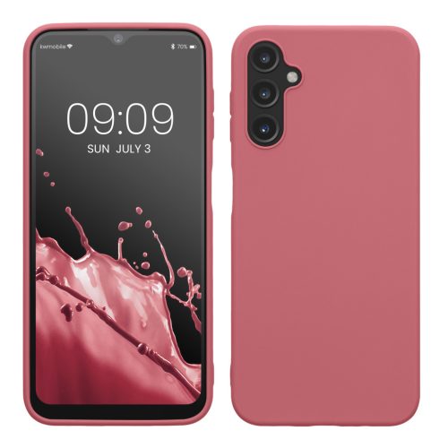 Pouzdro Kwmobile pro Samsung Galaxy A14 5G, tmavě růžové, silikonové, 61462.167
