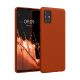 Pouzdro Kwmobile pro Samsung Galaxy A51, hnědé, silikonové, 51196.249
