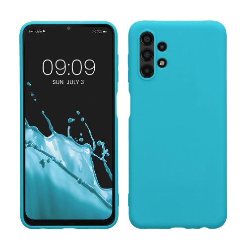 kw pouzdro na mobil pro Samsung Galaxy A13 4G, silikonové, modré, 57805.205