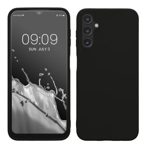 Pouzdro Kwmobile pro Samsung Galaxy A14 5G, černé, silikonové, 61462.01