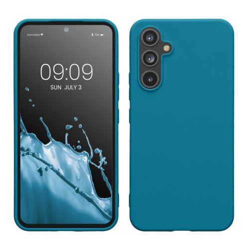 Pouzdro Kwmobile pro Samsung Galaxy A54 5G, modré, silikonové, 60796.224