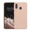 kw pouzdro na mobil pro Samsung Galaxy A40, silikonové, růžové, 48547.225