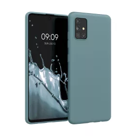   Pouzdro Kwmobile pro Samsung Galaxy A51, zelené, silikonové, 51196.206