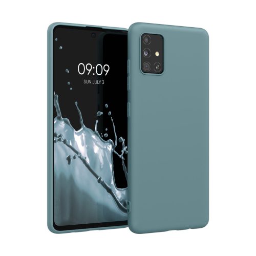 Pouzdro Kwmobile pro Samsung Galaxy A51, zelené, silikonové, 51196.206