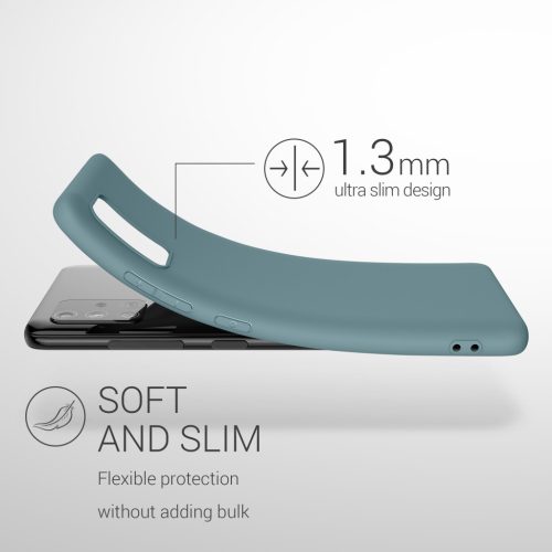 Pouzdro Kwmobile pro Samsung Galaxy A51, zelené, silikonové, 51196.206