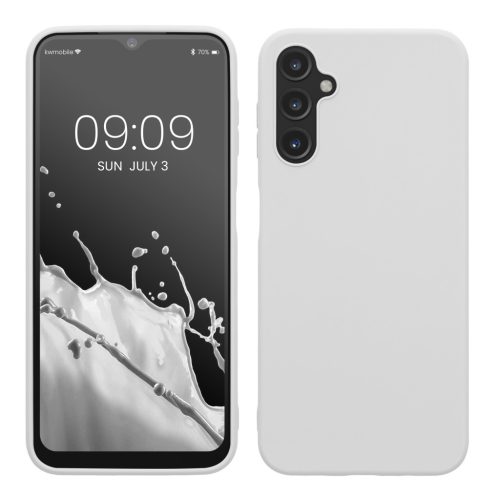 Pouzdro Kwmobile pro Samsung Galaxy A14 5G, bílé, silikonové, 61462.48