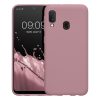 Pouzdro Kwmobile pro Samsung Galaxy A20e, růžové, silikonové, 48738.52