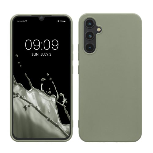 Pouzdro Kwmobile pro Samsung Galaxy A34 5G, světle zelené, silikonové, 60809.172
