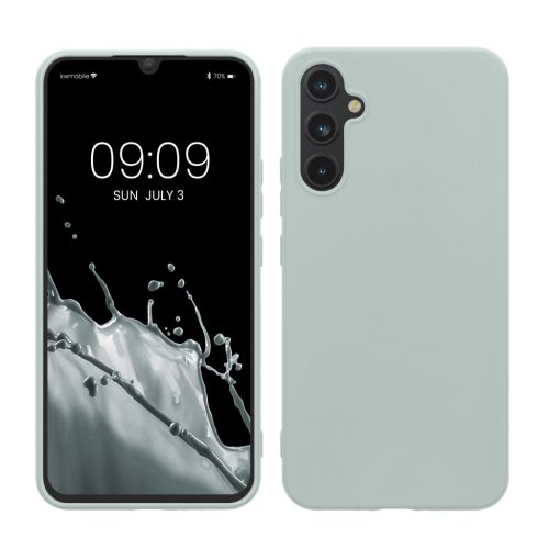 Pouzdro Kwmobile pro Samsung Galaxy A34 5G, světle zelené, silikonové, 60809.2