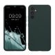 Pouzdro Kwmobile pro Samsung Galaxy A34 5G, tmavě zelené, silikonové, 60809.169