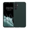 Pouzdro Kwmobile pro Samsung Galaxy A34 5G, tmavě zelené, silikonové, 60809.169