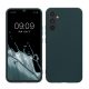 Pouzdro Kwmobile pro Samsung Galaxy A34 5G, tmavě zelené, silikonové, 60809.202