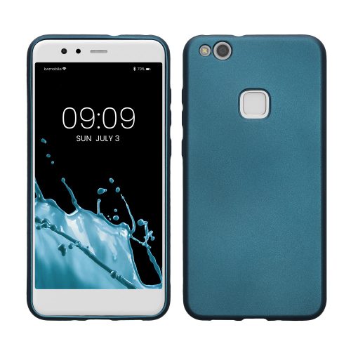 Pouzdro Kwmobile pro Huawei P10 Lite, modré, silikonové, 41491.251