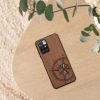 Kryt Kwmobile pro Xiaomi Redmi 10, hnědý/černý, dřevo/silikon, 56794.03