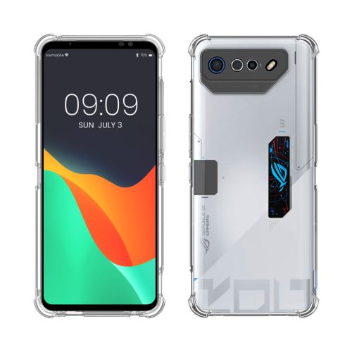 Pouzdro Kwmobile pro Asus ROG Phone 7 Ultimate, průhledné, silikonové, 61512.03