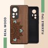 Kryt Kwmobile pro Xiaomi 12T/12T Pro, vícebarevný, dřevo/silikon, 60150.09