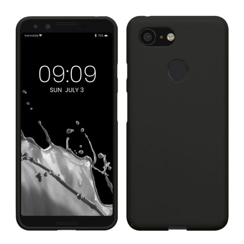 Pouzdro Kwmobile pro Google Pixel 3, černé, silikonové, 45967.01