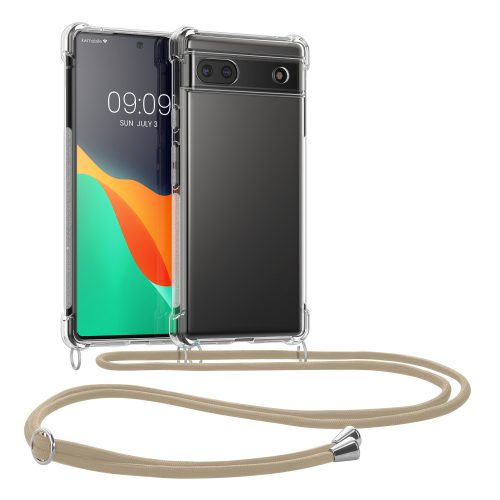 Pouzdro Kwmobile pro Google Pixel 6a, průhledné, silikonové, 58369.21