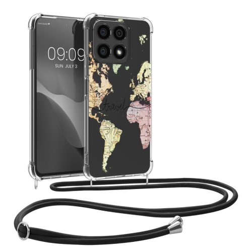Pouzdro Kwmobile se šňůrkou na krk pro Honor X8a, vícebarevné, silikonové, 60943.03