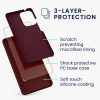 Pouzdro Kwmobile pro Samsung Galaxy A53 5G, tmavě červené, silikonové, 57835.19