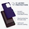 Pouzdro Kwmobile pro Samsung Galaxy A53 5G, tmavě fialové, silikonové, 57835.114