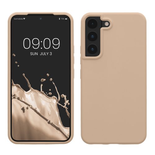 Pouzdro Kwmobile pro Samsung Galaxy S22, růžové, silikonové, 56756.154