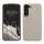 Pouzdro Kwmobile pro Samsung Galaxy S22, světle šedé, silikonové, 56756.96