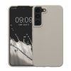 Pouzdro Kwmobile pro Samsung Galaxy S22, světle šedé, silikonové, 56756.96