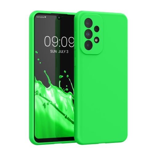 Pouzdro Kwmobile pro Samsung Galaxy A33 5G, zelené, silikonové, 57833.44