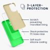 Pouzdro Kwmobile pro Samsung Galaxy A33 5G, zelené, silikonové, 57833.44