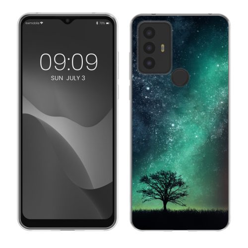 Pouzdro Kwmobile pro TCL 30 E, vícebarevné, silikonové, 61586.01