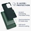 Pouzdro Kwmobile pro Samsung Galaxy A53 5G, zelené, silikonové, 57835.166
