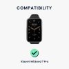 Sada 2 řemínků Kwmobile pro Xiaomi Mi Band 7 Pro, černá/krémová, silikonová, 59602.06