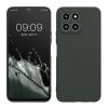 Pouzdro Kwmobile pro Honor X8 5G/X6/70 Lite 5G, tmavě zelené, silikonové, 59879.169