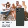Pouzdro Kwmobile pro Honor X8 5G/X6/70 Lite 5G, tmavě zelené, silikonové, 59879.169